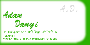 adam danyi business card